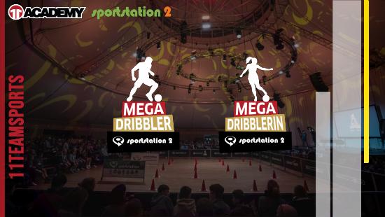 Titelseite 11teamsports Academy · Megadribbler