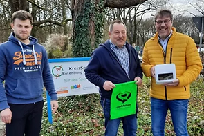 SPENDENÜBERGABE BEIM KSB IN ZEVEN - SPORTSTATION 2 ZUM VERLEIH ANGESCHAFFT